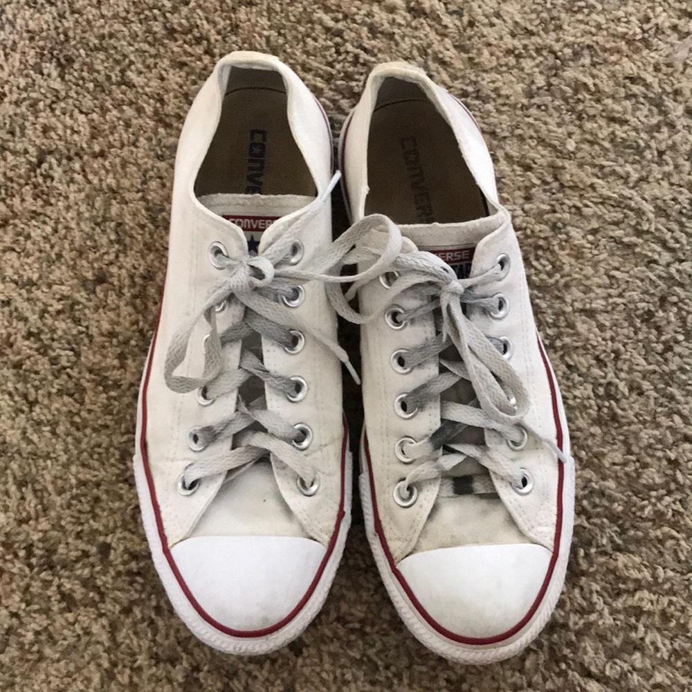 White Converse Size 9